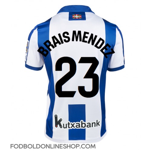 Real Sociedad Brais Mendez #23 Hjemmebanetrøje 2024-25 Kortærmet